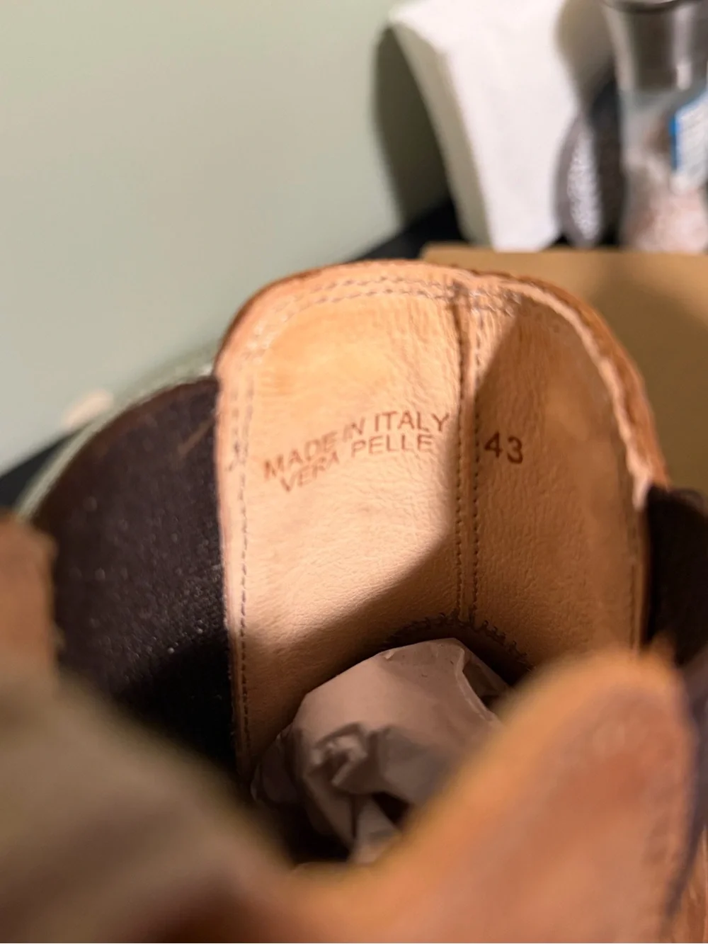 Huckberry Astorflex Bitflex Brown Leather Chelsea Boots -Size 10